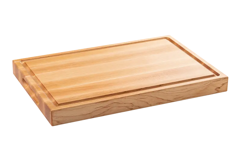 17-Inch Thick-Cut Wooden Cutting Board With Juice Groove 1