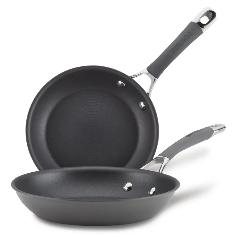 2-Piece Scratchdefense™ Nonstick Frying Pan Duo 1