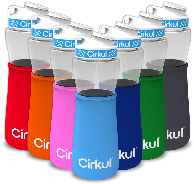 22Oz Plastic Bottle With Comfort Grip Lid And Chill Sleeve Reward 1