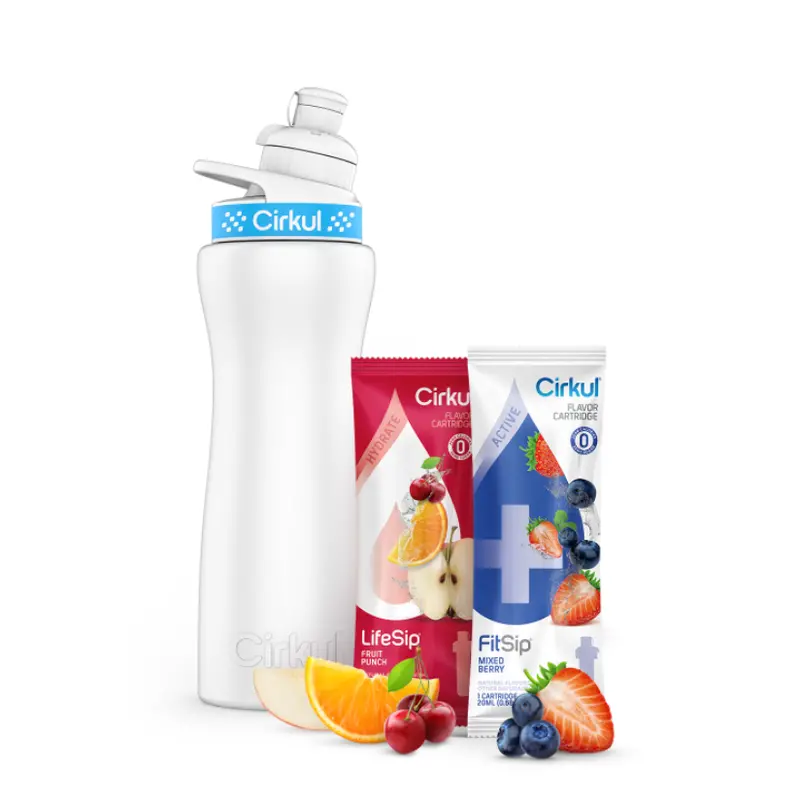 22Oz Stainless Steel Starter Kit With Lid And Two Cartridges 1