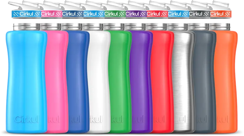 32Oz Stainless Steel Bottle With Comfort Grip Lid 1