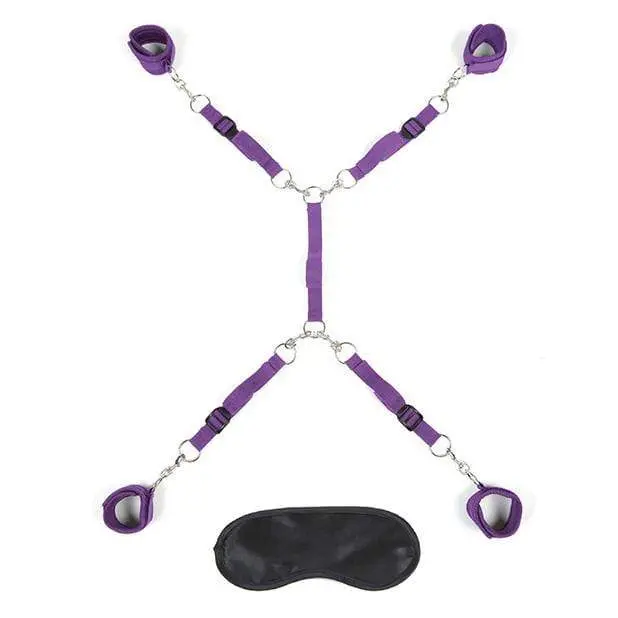 7-Piece Playful Bed Spreader Restraint System – Lux Fetish 1
