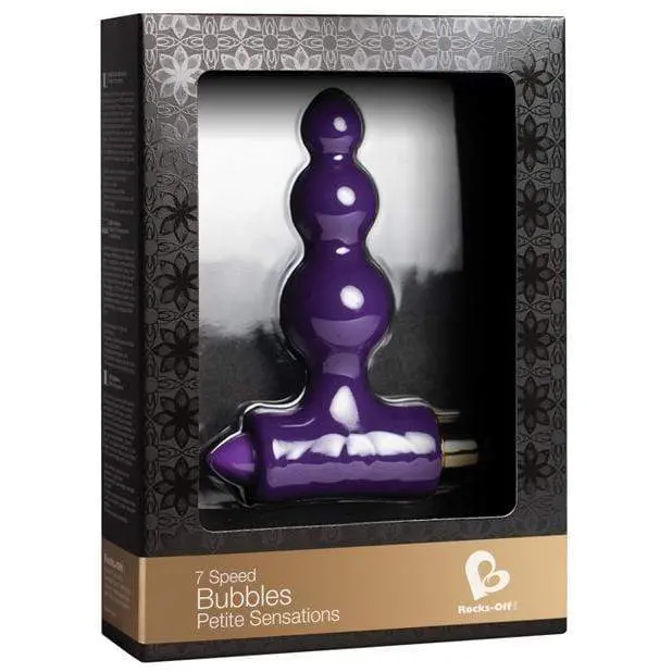 7-Speed Bubbles Anal Beads – Petite Sensations (Purple) 1