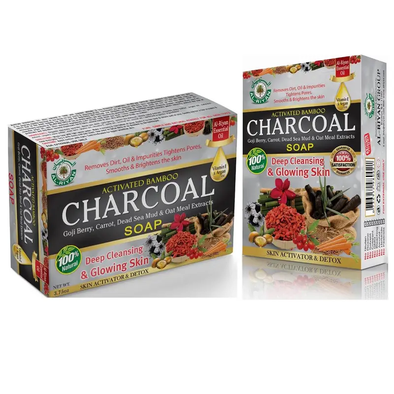Activated Charcoal Soap Bar – Deep-Cleansing Detox Formula 1