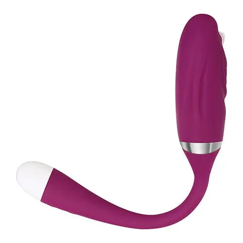 Adam & Eve Eve’S Thumping Love Button: Remote-Controlled Silicone Bullet Vibrator – Burgundy 1