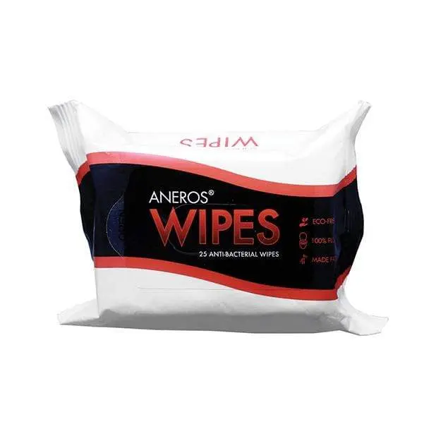 Aneros Antimicrobial Wet Wipes – Unscented Hygienic Cleansing Towels 1