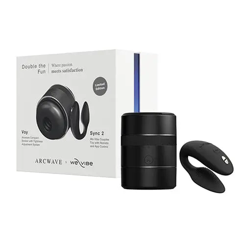 Arcwave Voy & We-Vibe Sync 2 Dual-Experience Couples Kit (Black) 1