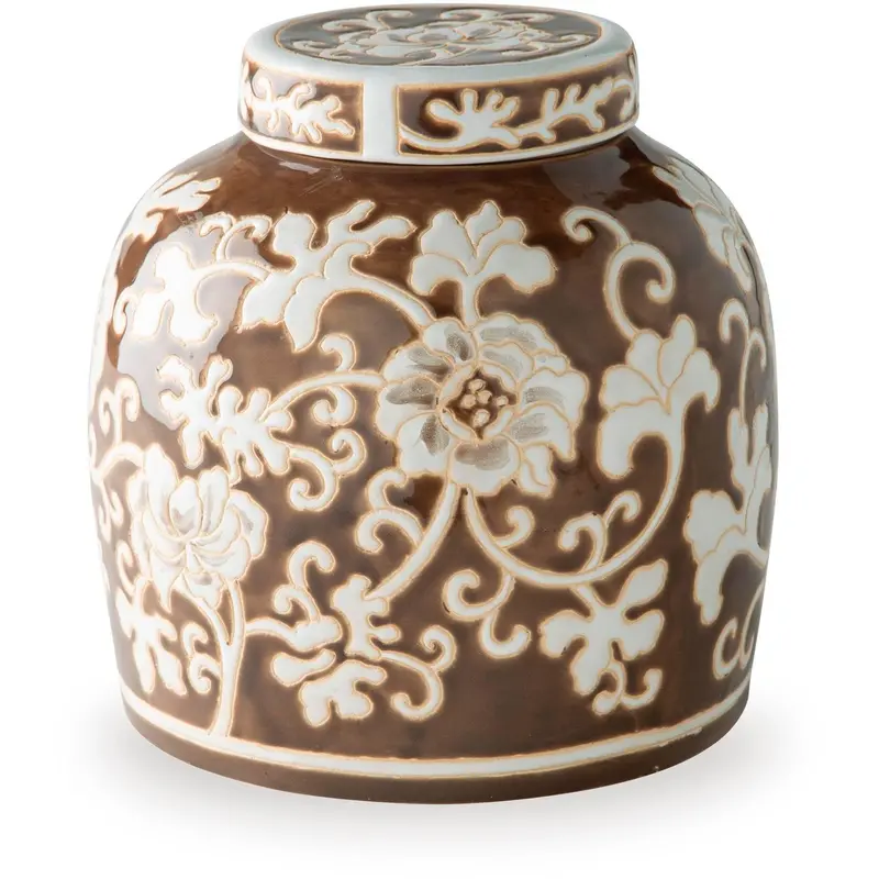 Ashley Adalham A2000910 Decorative Jar – Textured Storage Or Display Vessel 1
