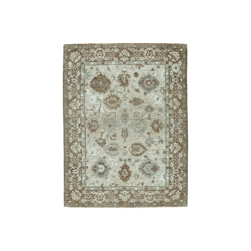 Ashley Ainswick Memory Foam Medium Area Rug – Soft Textured Neutral Tone For Living Spaces 1