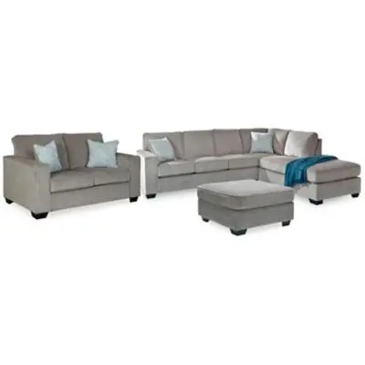 Ashley Altari 4-Piece Living Room Set – Modern Sofa, Loveseat & Chairs (Model 87214U6) 1