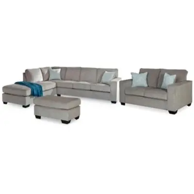 Ashley Altari 87214U5 Living Room Set – 4-Piece Sofa, Loveseat & Accent Furniture Collection 1