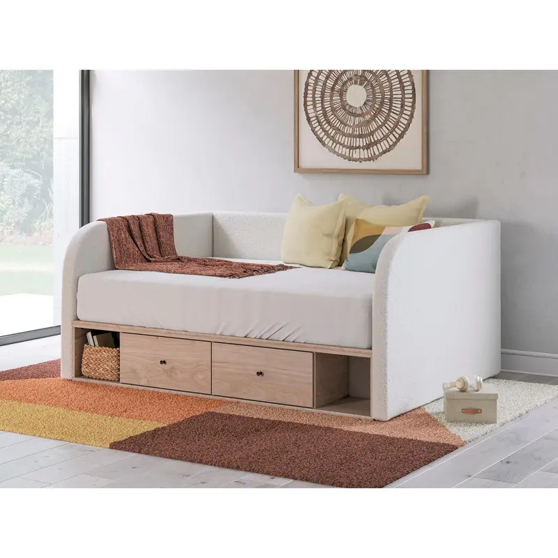 Ashley Arloster Pcb1566B11 Full Upholstered Daybed With Dual Storage Drawers 1