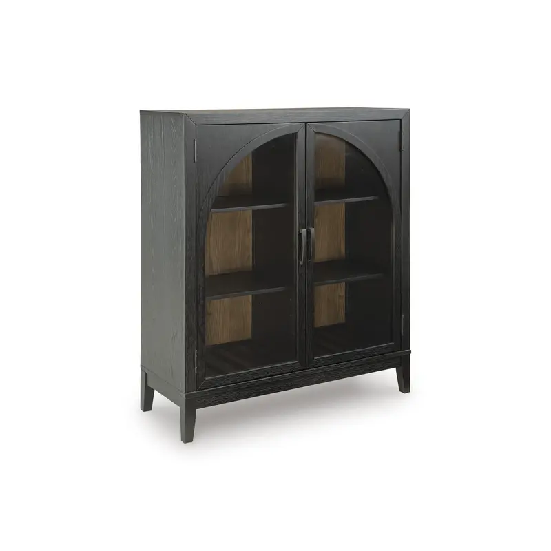 Ashley Armenleigh A4000702 Elegant Bar Cabinet With Glass Doors 1