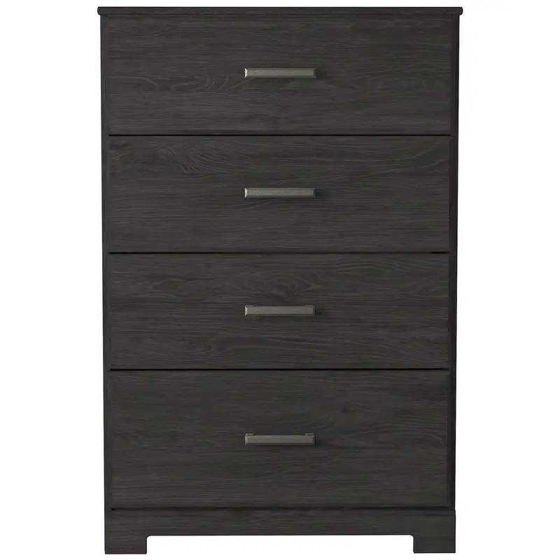Ashley Belachime Four-Drawer Chest With Warm Walnut Finish 1