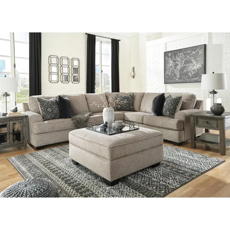 Ashley Bovarian 4-Piece Living Room Set – Transitional Sofa, Loveseat & Two Chairs (Model 56103U2) 1