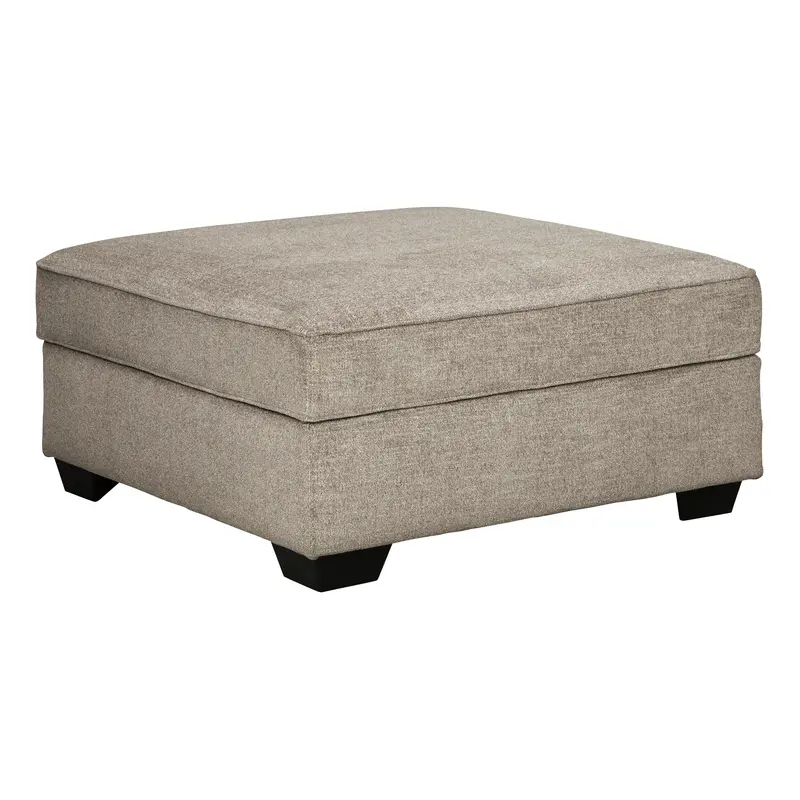 Ashley Bovarian Fabric Storage Ottoman – Upholstered Footrest With Hidden Compartment (5610311) 1