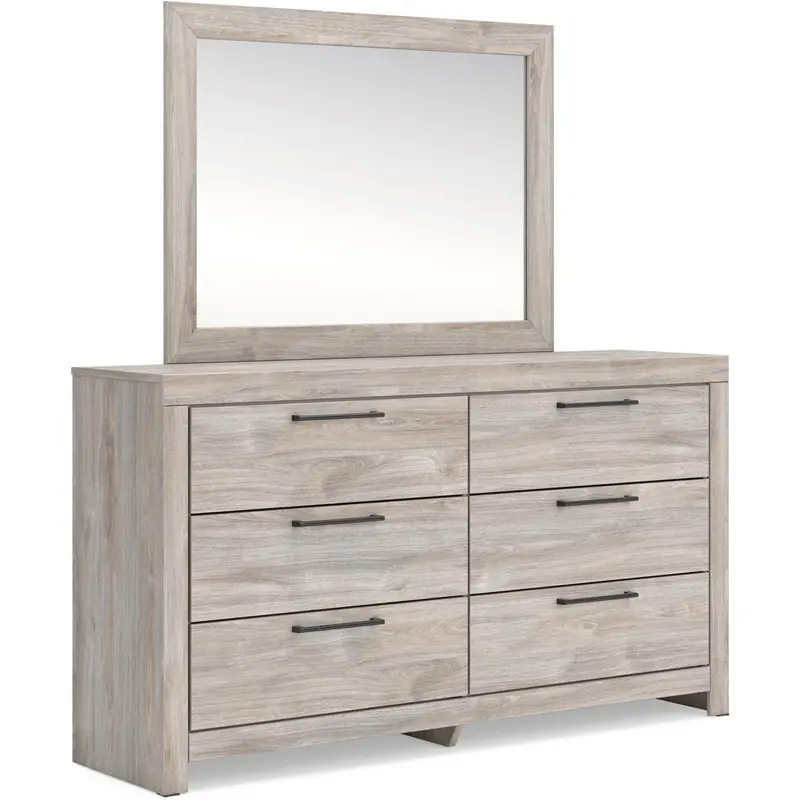 Ashley Broachmyn 6-Drawer Dresser With Matching Mirror – Pcb1120-31 & Pcb1120-36 1