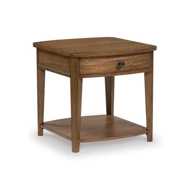 Ashley Burkbyer Rectangular End Table – Sleek Sofa Companion 1