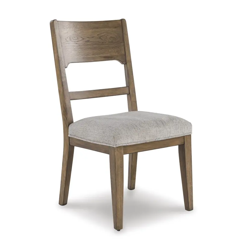 Ashley Cabalynn Upholstered Dining Side Chair – Comfortable Fabric Seat With Wooden Frame 1