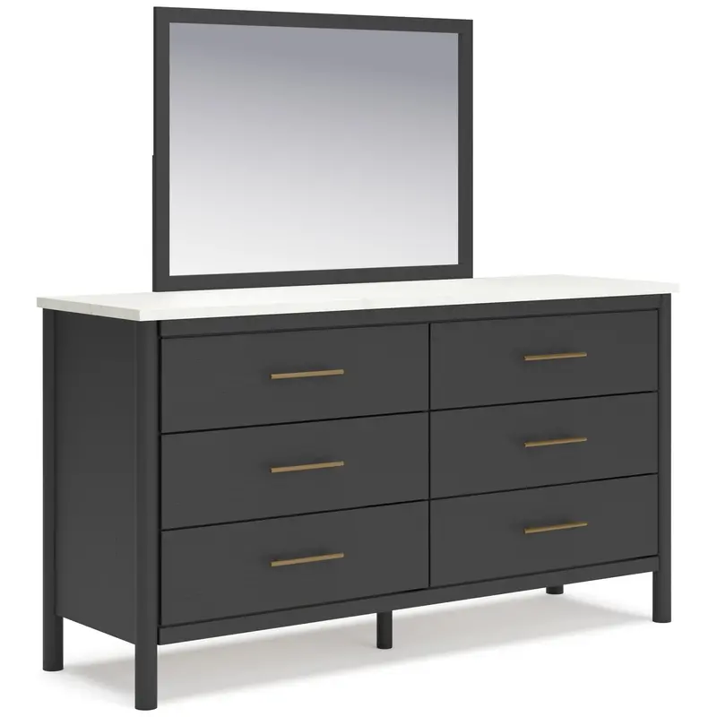 Ashley Cadmori B2616B1 Six-Drawer Dresser With Matching Mirror 1