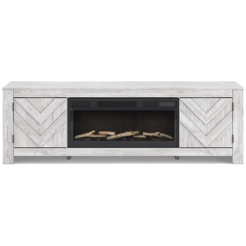 Ashley Cayboni W3788W1 71-Inch Electric Fireplace Tv Console 1