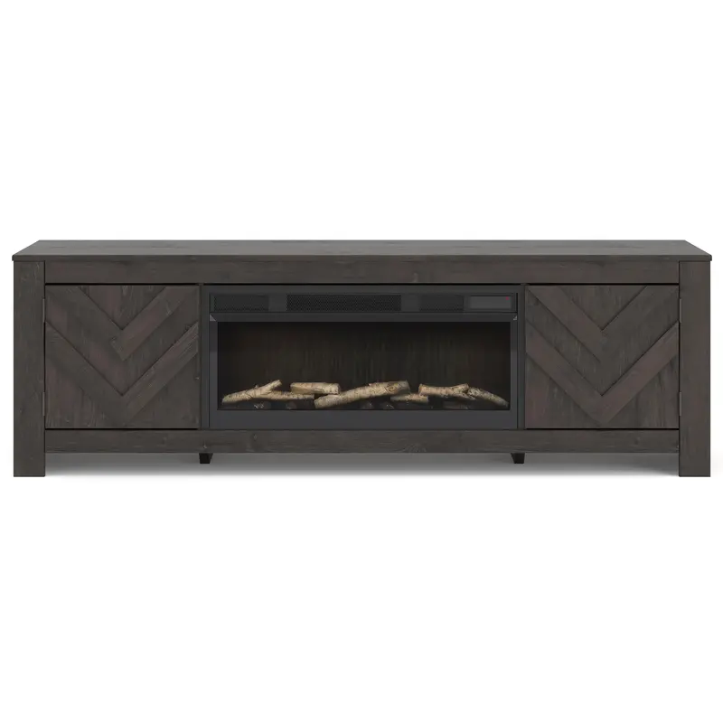 Ashley Cayboni W3789W1 71-Inch Electric Fireplace Tv Stand 1