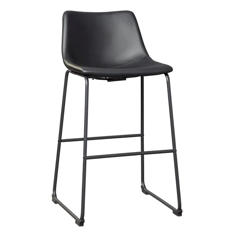 Ashley Centiar D372-630 Tall Barstool – Premium Upholstered Counter Height Chair With Footrest 1
