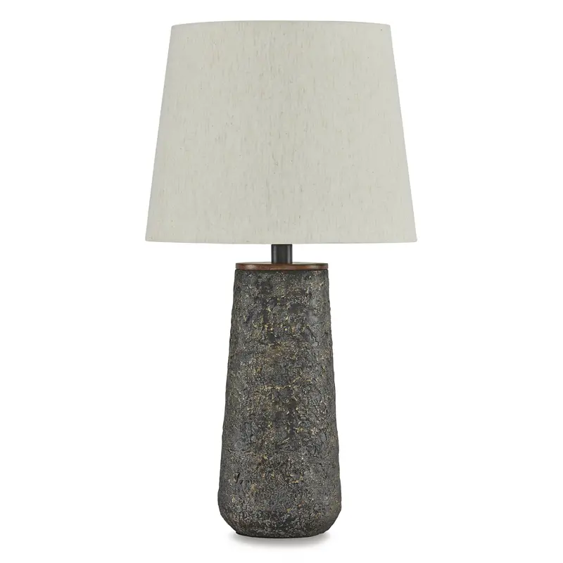 Ashley Chaston Metal Table Lamp – Industrial-Chic Bedside Or Desk Lighting 1