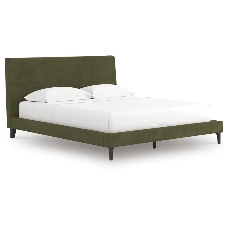 Ashley Chirason California King Upholstered Bed With Roll Slats – Supportive Platform Bed 1