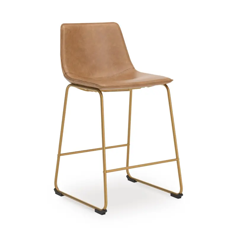Ashley Ciabori Upholstered Barstool – Neutral Tone, Padded Seat 1