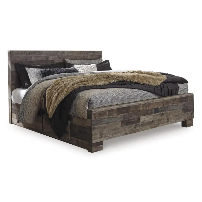 Ashley Derekson B200B44 King Panel Bed With Dual Side Storage Compartments 1