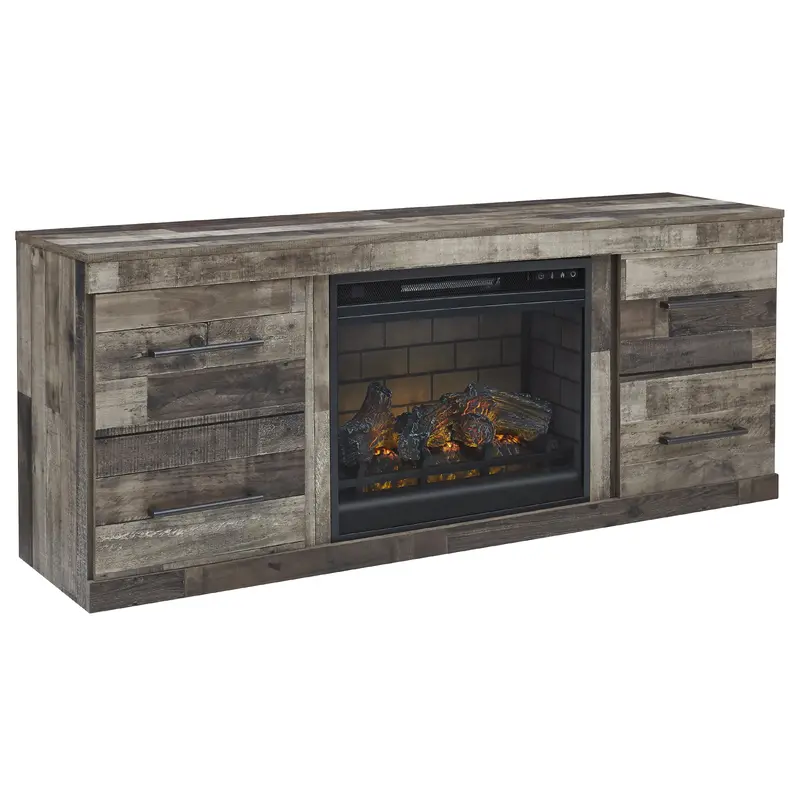 Ashley Derekson Ew0200W7 Sleek Tv Stand With Realistic Electric Fireplace 1