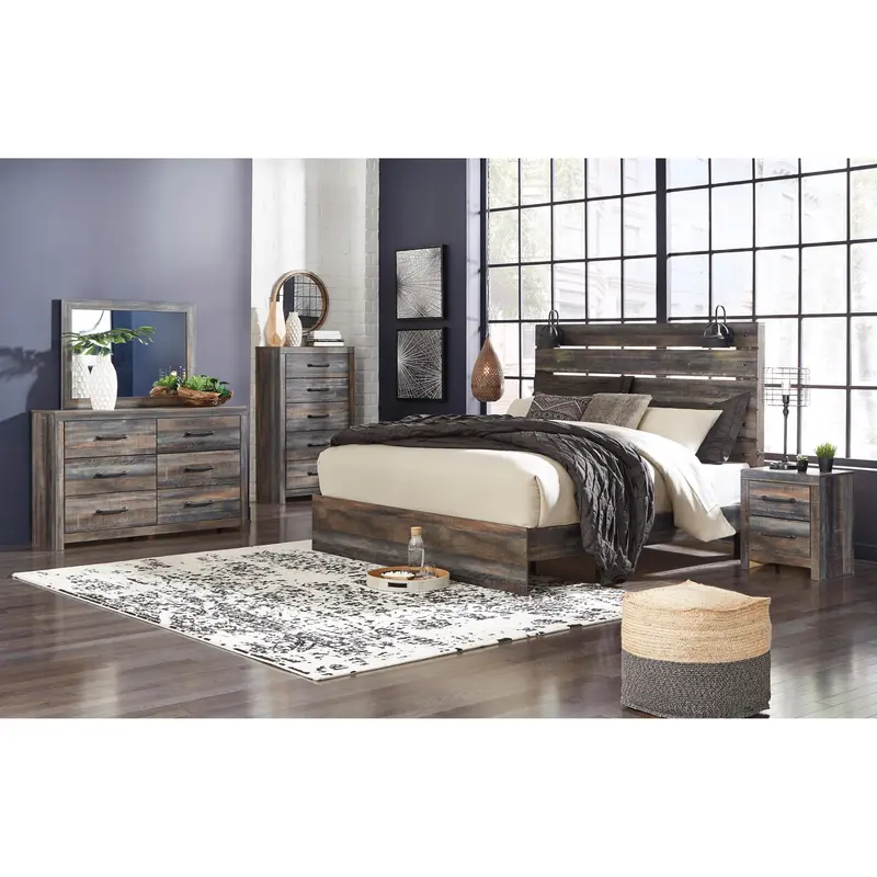 Ashley Drystan B211 King Bedroom Set – 6-Piece Panel Collection 1