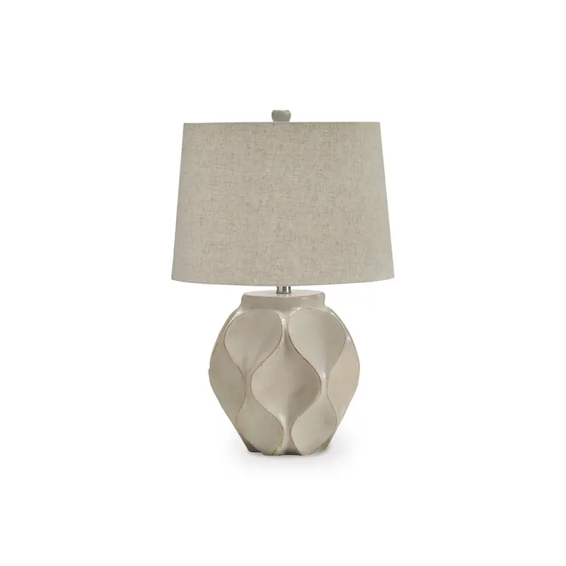 Ashley Edselham Elegant Paper Shade Table Lamp With Soft Glow 1