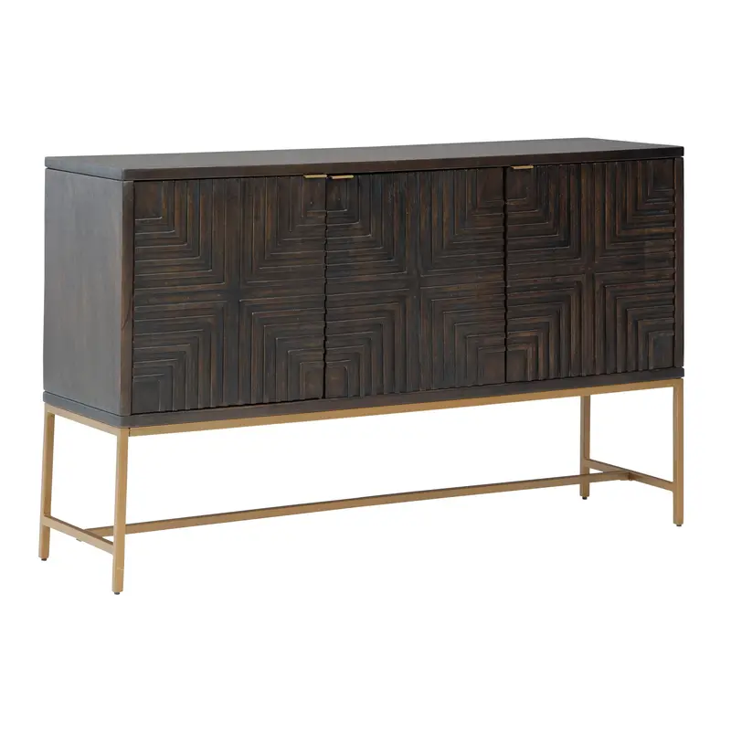 Ashley Elinmore A4000316 Accent Cabinet – Two-Door Storage Cabinet With Adjustable Shelves 1