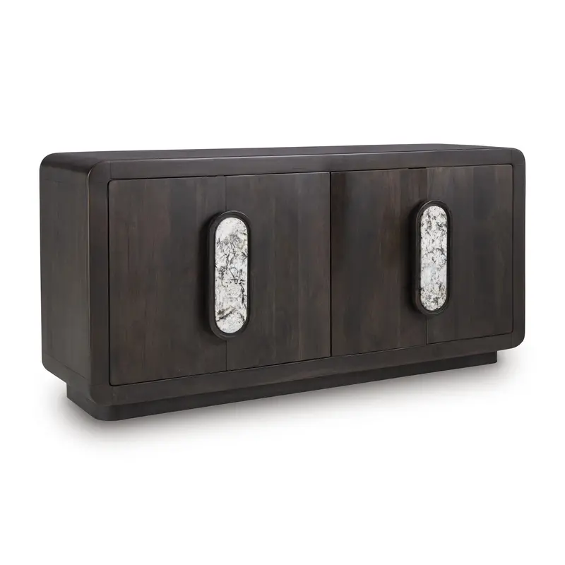 Ashley Elliston Multi-Tier Accent Cabinet – Storage & Style Combined 1