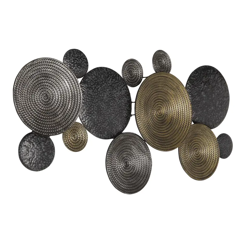 Ashley Emsley A8010284 Metallic Finish Wall Sculpture 1