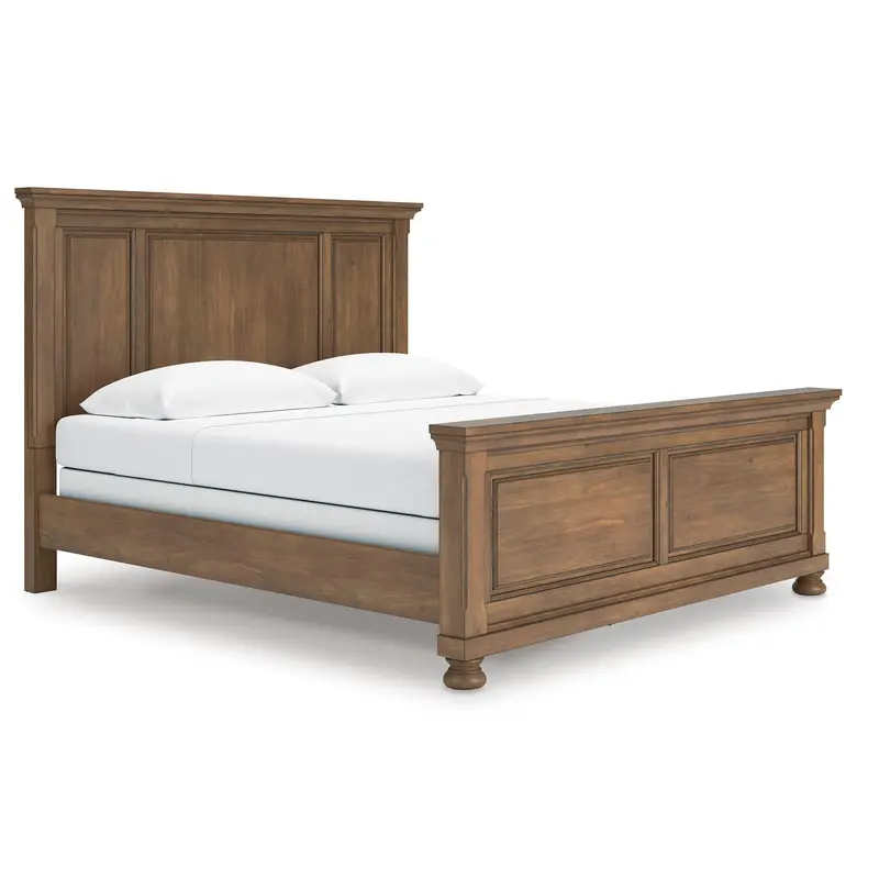 Ashley Feddinger King Panel Bed – Classic Solid Wood Construction 1