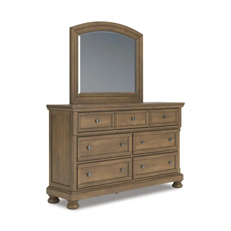 Ashley Feddinger Pcb779B1 Dresser And Matching Full-Length Mirror Set 1