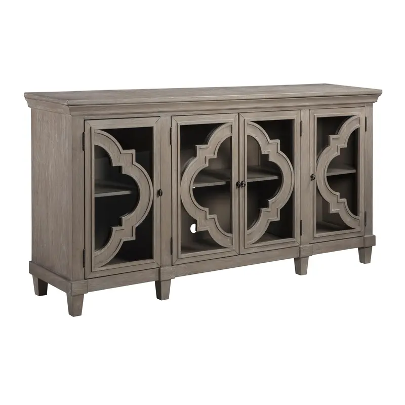 Ashley Fossil Ridge Accent Cabinet – Open & Closed Storage Display Unit, A4000037 1