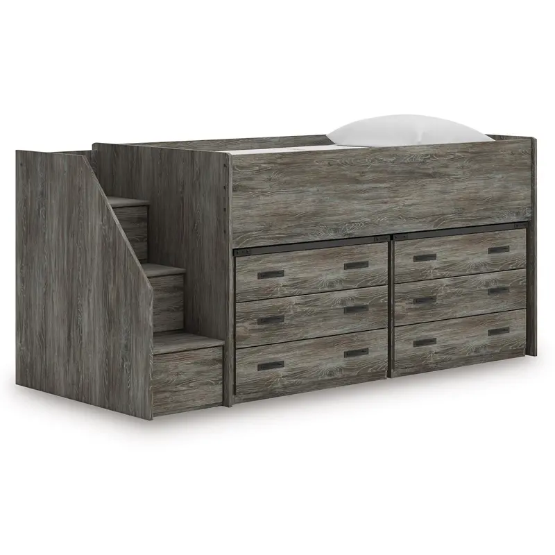 Ashley Frandern B4480B26 Twin Loft Bed With Under-Bed Drawer Storage – Space-Saving Youth Furniture 1