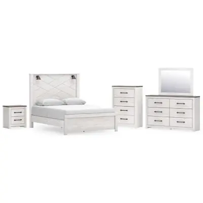 Ashley Gerridan 7-Piece Queen Panel Bedroom Collection 1