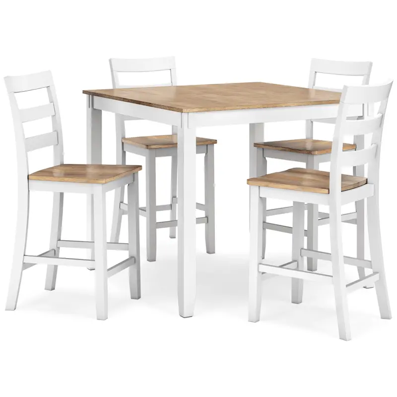 Ashley Gesthaven Counter-Height Table Set – Minimalist Modern Look 1