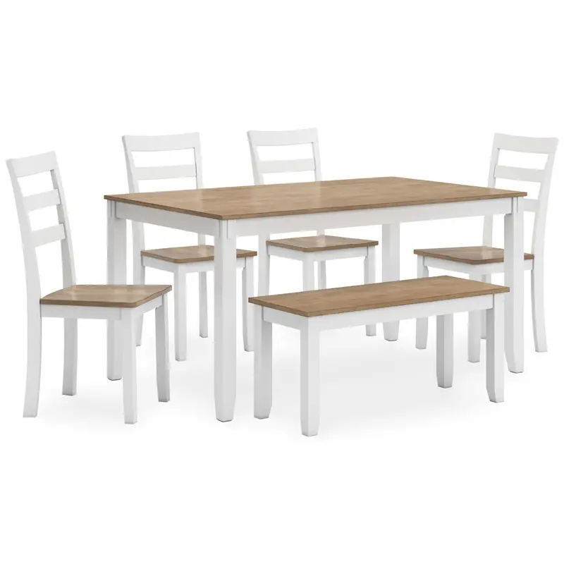 Ashley Gesthaven Extendable Dining Table Set – Rustic-Chic Aesthetic 1