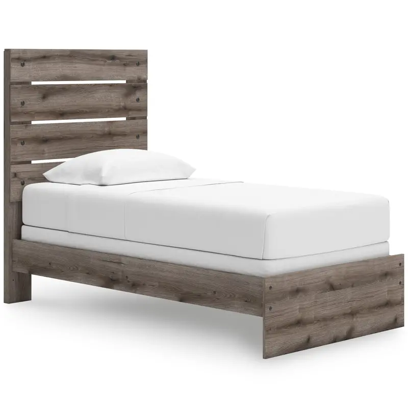 Ashley Graystorm Twin Panel Bed – Space-Efficient Youth Or Guest Bed 1