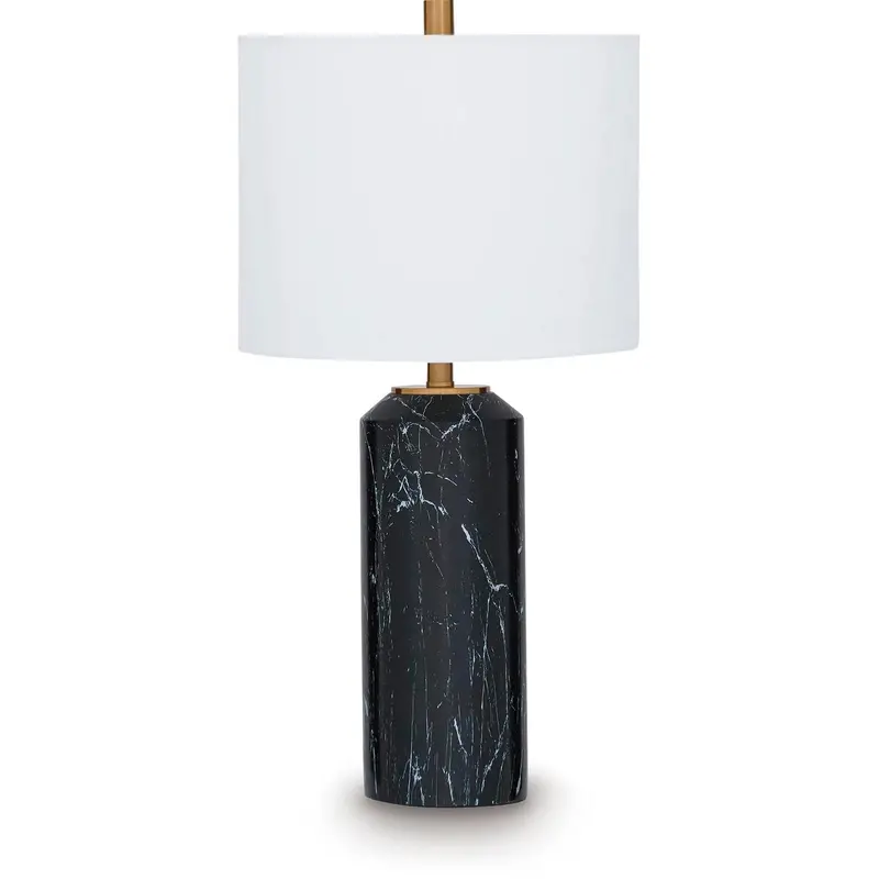 Ashley Hanzila Minimalist Table Lamp With Matte Metal Finish – L236074 1