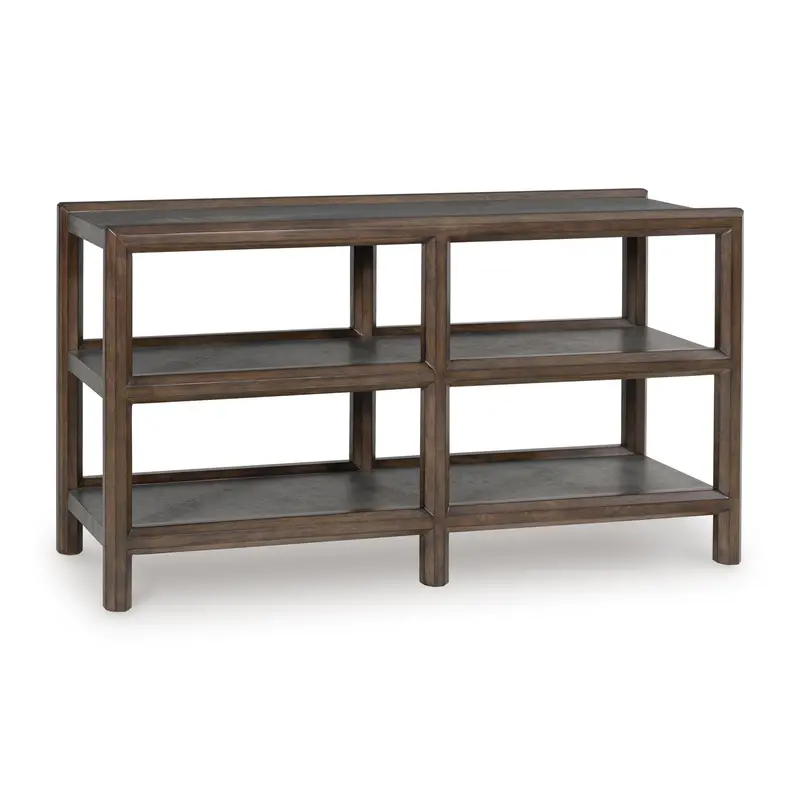 Ashley Kallenny T669-4 Slim Sofa Table With Storage Shelf 1