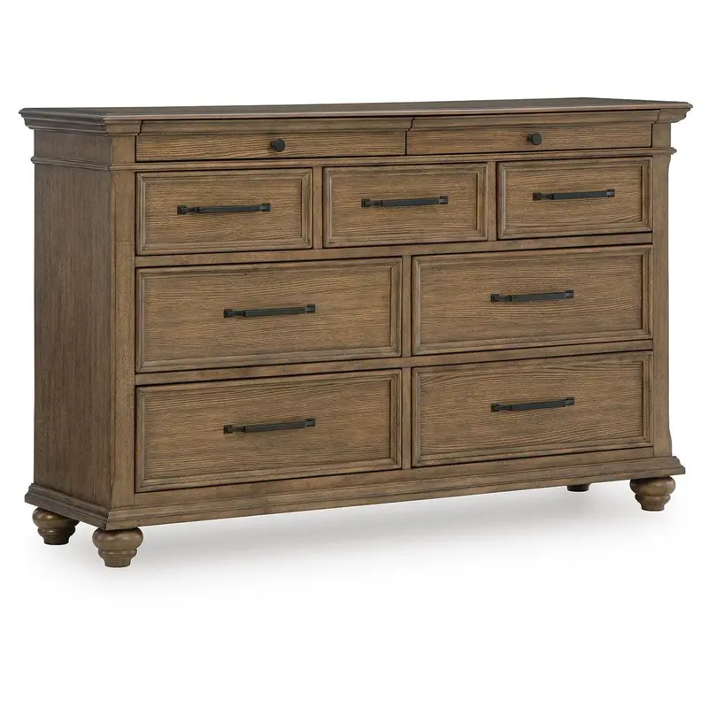 Ashley Karallin 10-Drawer Dresser – Elegant Bedroom Furniture Piece 1