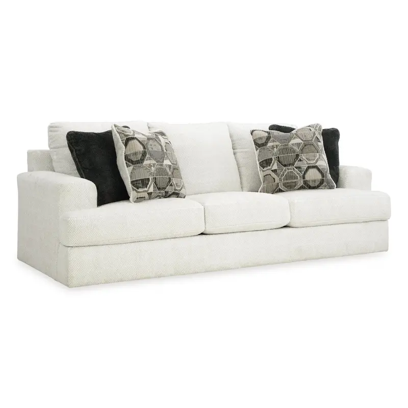 Ashley Karinne Sofa – Modern Upholstered Three-Seat Living Room Couch 1