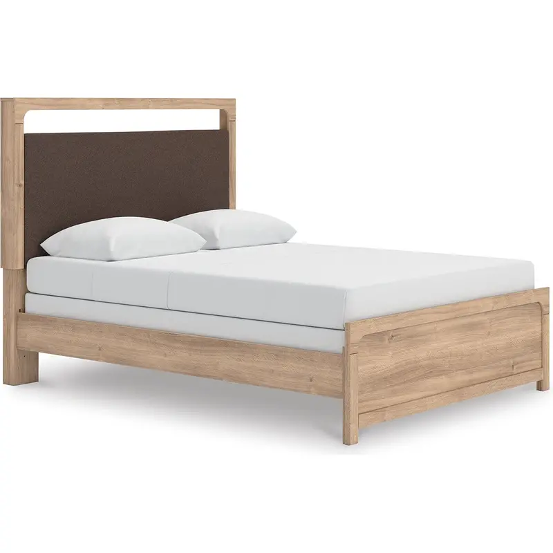 Ashley Kinlanni Queen Upholstered Panel Bed Frame 1